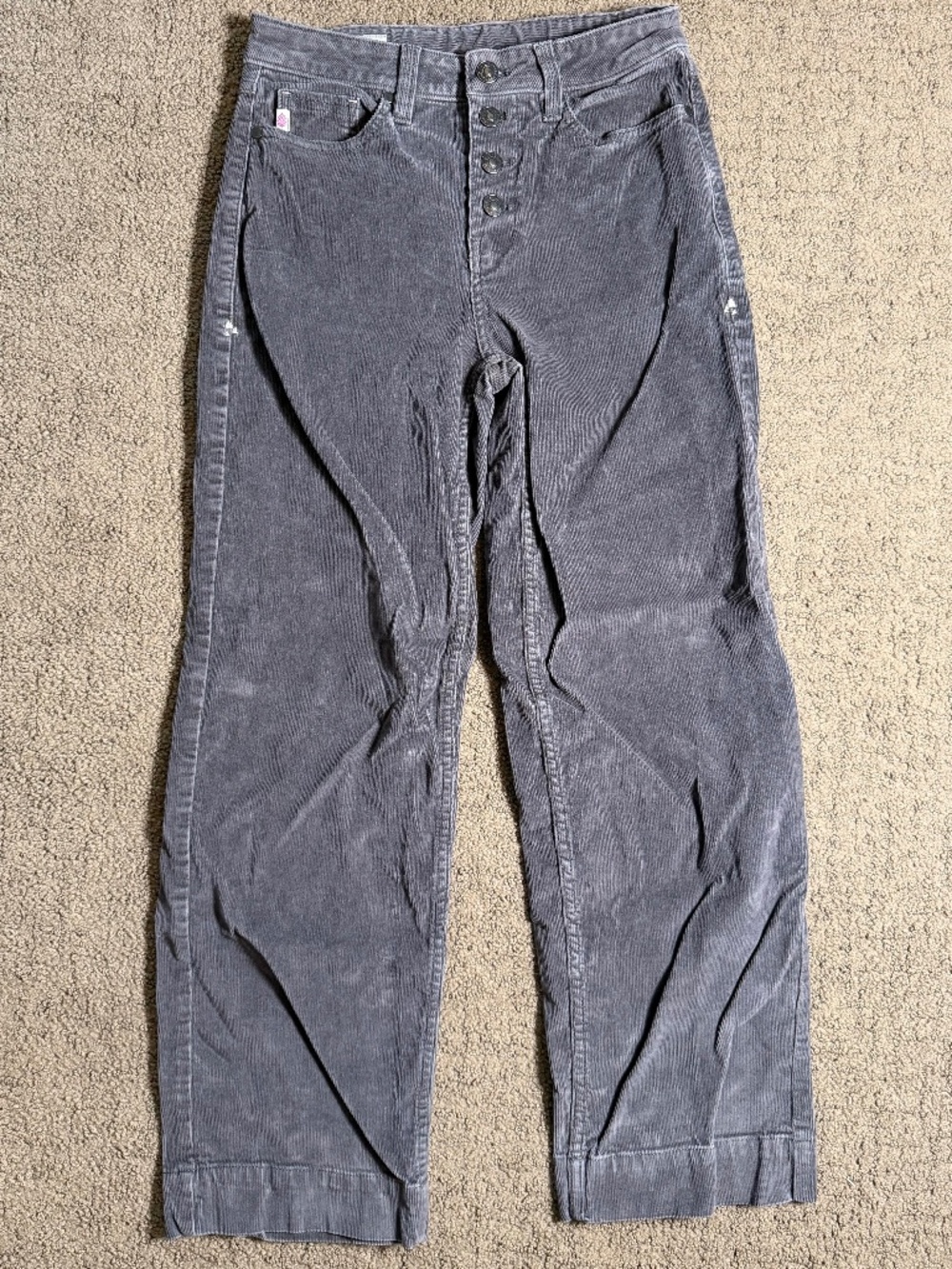 Stio Women’s Rivet Cord Organic Cotton Stretch Corduroy Pants Grey Size 0Regular